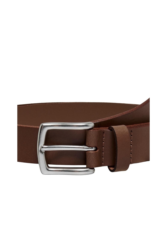 ONSBOON SLIM LEATHER BELT NOOS 22023589 COGNAC